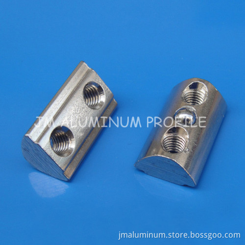 Spring Block with Two Hole/Half Round Nut
